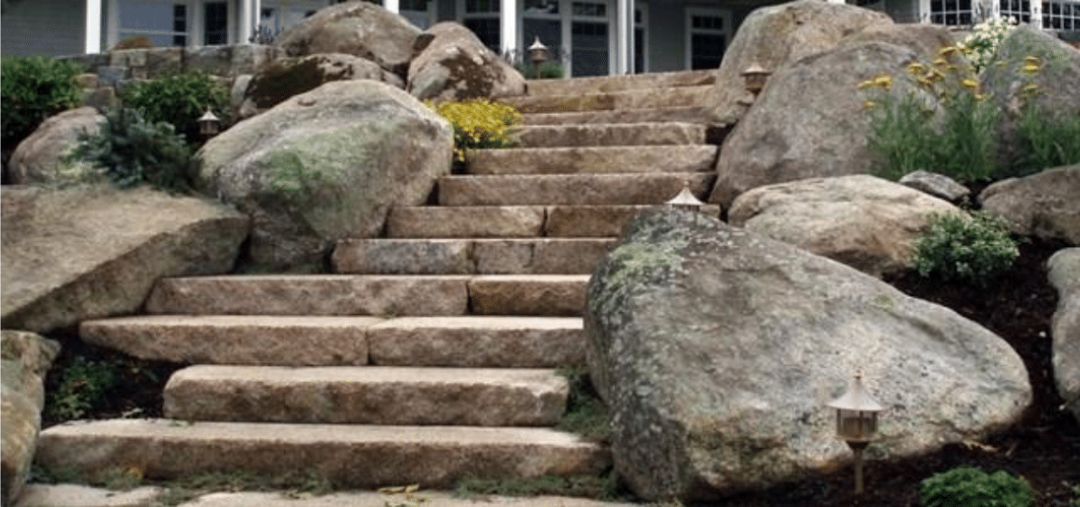 garden decorative boulders